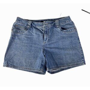 Sonoma Shorts Denim Blue Stretch with Pockets Women’s Size 12 Casual